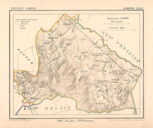 VAALS - Kuijper / Suringar - ca. 1867