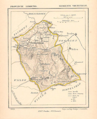 VOERENDAAL - Kuijper / Suringar - 1869