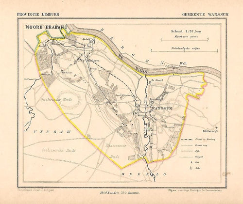 WANSSUM - Kuijper / Suringar - ca. 1867