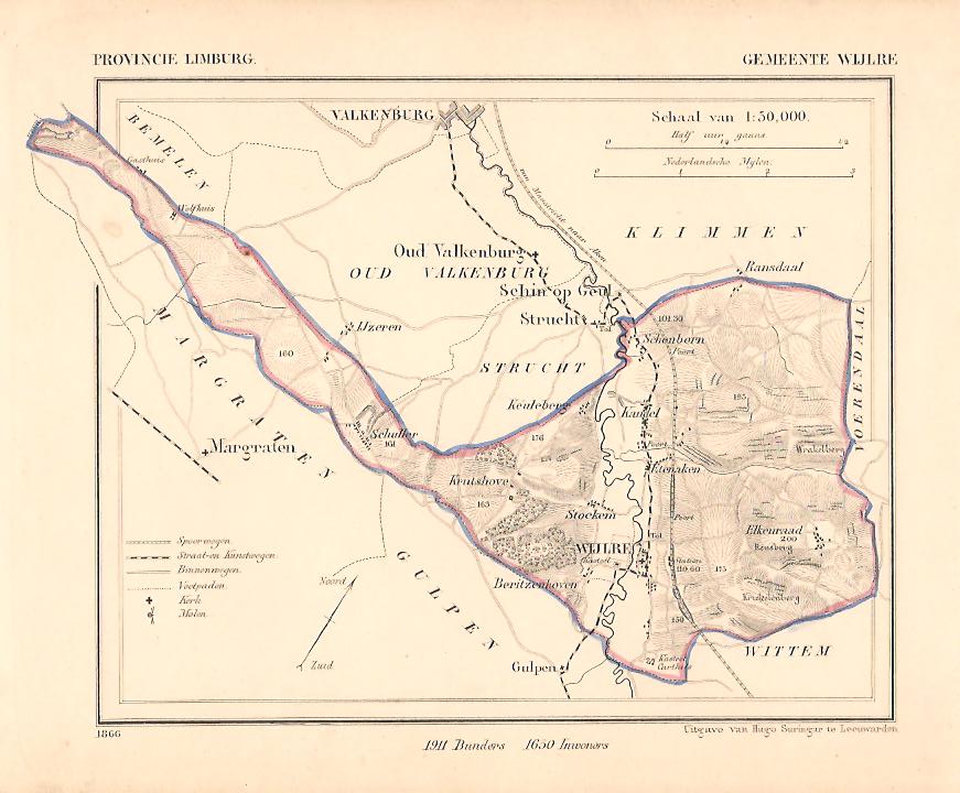 WIJLRE - Kuijper / Suringar - 1866