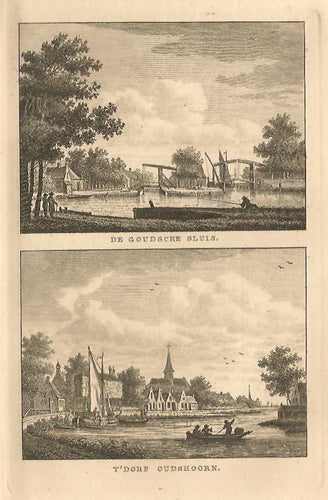 ALPHEN AAN DEN RIJN Oudshoorn en Goudse Sluis - KF Bendorp - 1793