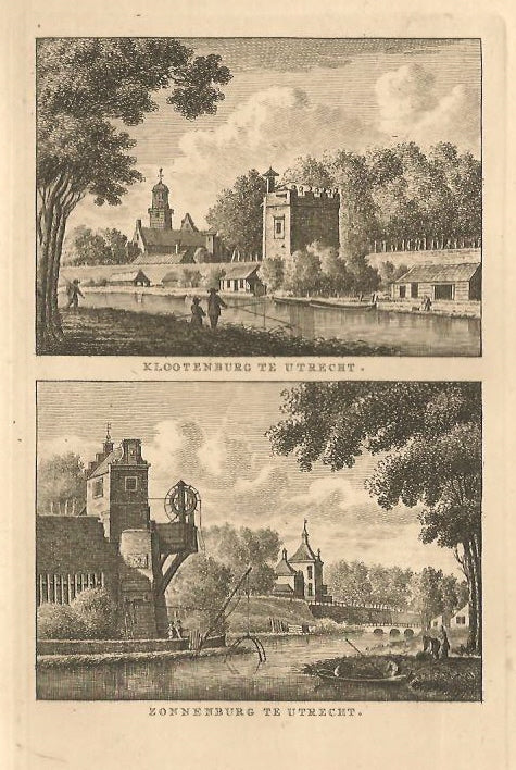 UTRECHT Klootenburg en Zonnenburg - KF Bendorp - 1793