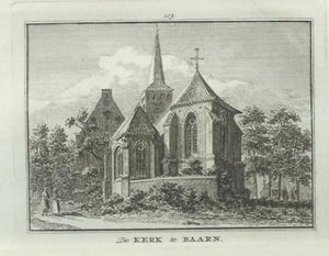BAARN Kerk te Baarn - H Spilman - ca. 1750