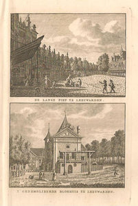 LEEUWARDEN Lange Pijp en Blokhuis - KF Bendorp - 1793