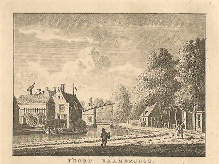 BAAMBRUGGE Gezicht op het dorp - Bendorp - 1793