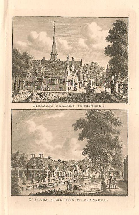 FRANEKER: Diaconieweeshuis en Armenhuis - KF Bendorp - 1793