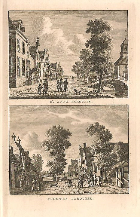 SINT ANNAPAROCHIE en VROUWENPAROCHIE - KF Bendorp - 1793