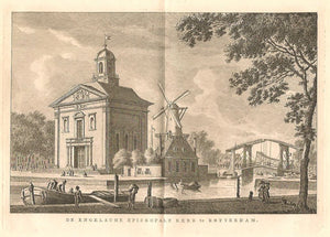 ROTTERDAM Engelse Kerk - KF Bendorp - 1793