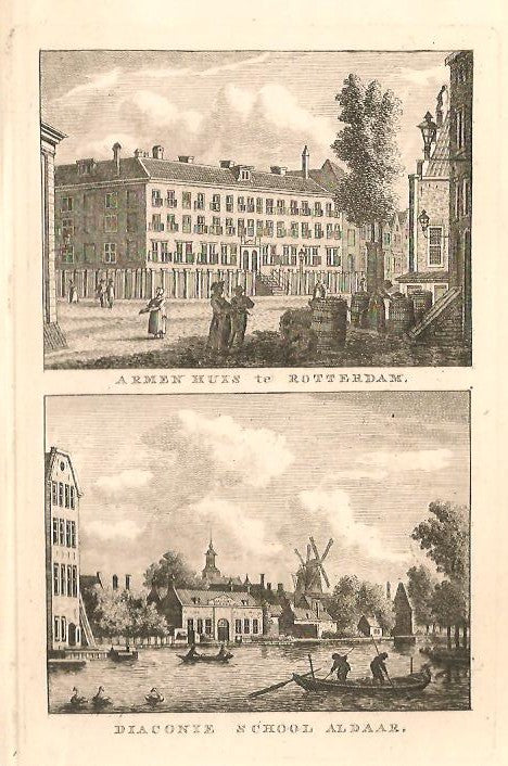ROTTERDAM Armenhuis en Diaconieschool - KF Bendorp - 1793