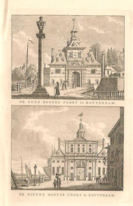 ROTTERDAM Oude en Nieuwe Oosterhoofdpoort - KF Bendorp - 1793