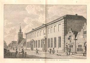 ROTTERDAM Oude Vrouwenhuis, Dolhuis en Gasthuis - KF Bendorp - 1793