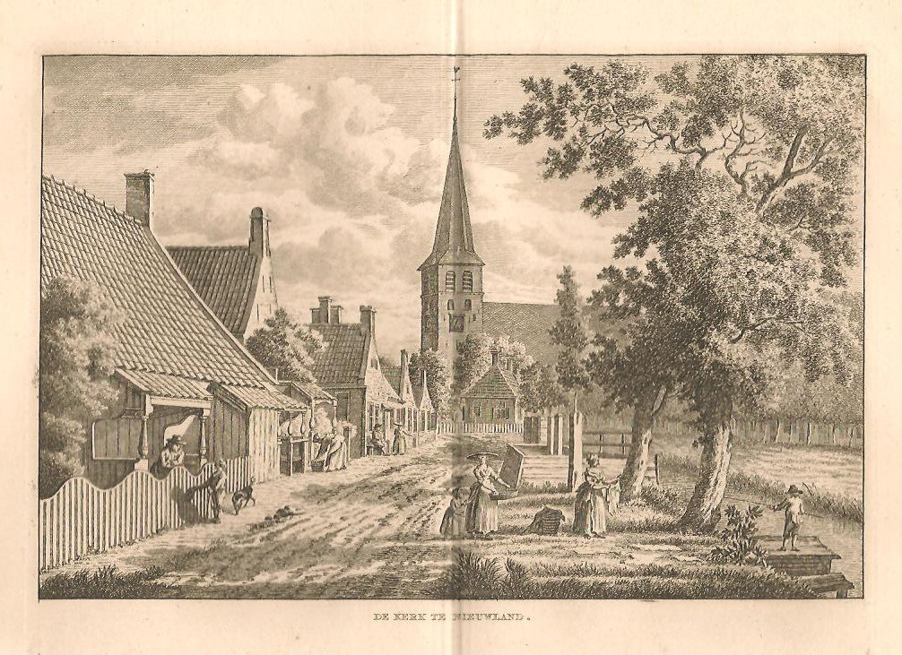NIEUWLAND Kerk - KF Bendorp - 1793