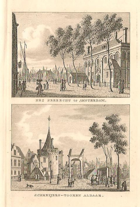 AMSTERDAM Zeerecht Kampersteiger en Schreierstoren - KF Bendorp - 1793
