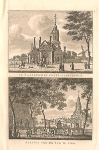 AMSTERDAM Haarlemmer poort - KF Bendorp - 1793