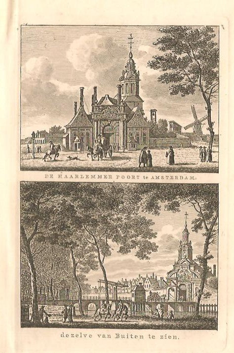 AMSTERDAM Haarlemmer poort - KF Bendorp - 1793