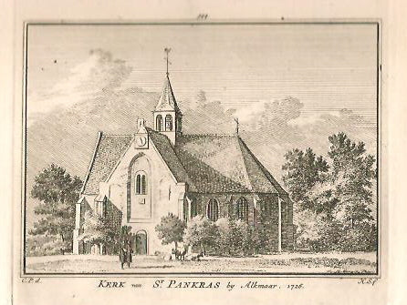 SINT PANCRAS Kerk - H Spilman - ca. 1750