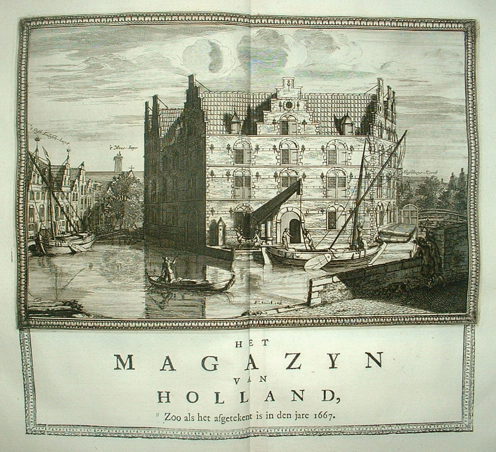 DELFT 'Het Magazyn van Holland' - R Boitet - 1729