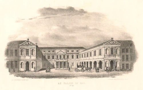 DEN HAAG Paleis Noordeinde - Desguerrois & Co / JC van Pappelendam - ca. 1848
