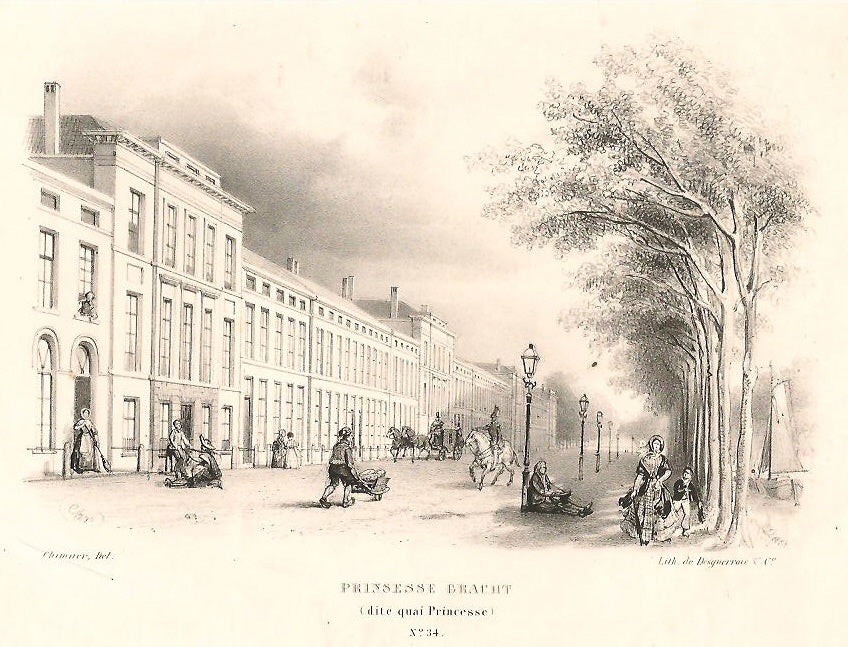DEN HAAG Prinsessegracht - Desguerrois & Co / WC Chimaer van Oudendorp - ca. 1848
