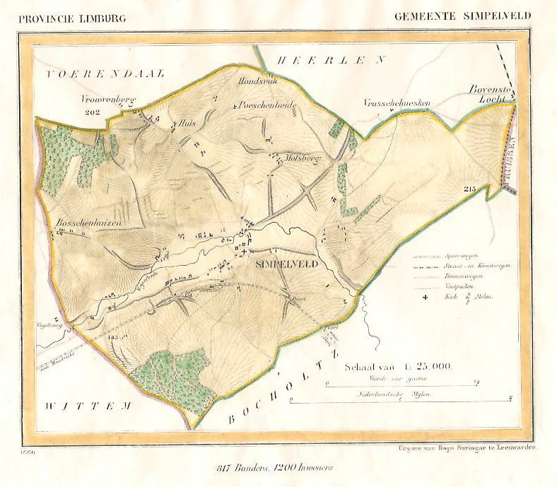 SIMPELVELD - Kuijper/Suringar - 1866