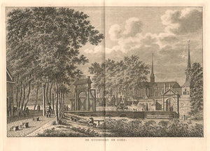 GOES Zuidpoort en Grote kerk - KF Bendorp - 1793