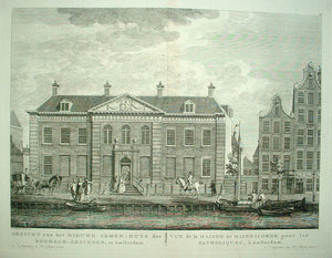 AMSTERDAM Nieuwe Keizersgracht RK Armenhuis - P Fouquet - 1783