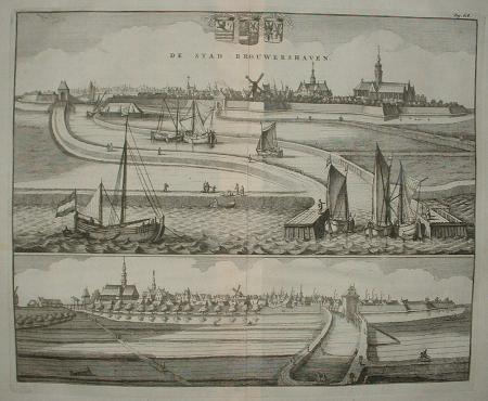 BROUWERSHAVEN Twee gezichten op een blad - M Smallegange - 1696