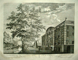 AMSTERDAM Nieuwe Herengracht Corvershof - P Fouquet - 1783