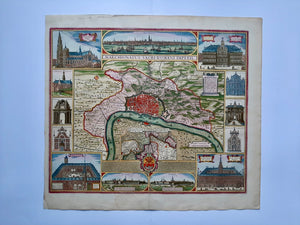 België Antwerpen Belgium - CJ Visscher / Nicolaes Visscher I - circa 1660