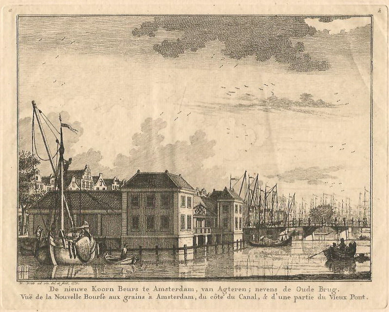 AMSTERDAM Korenbeurs Damrak - W Writs - 1770