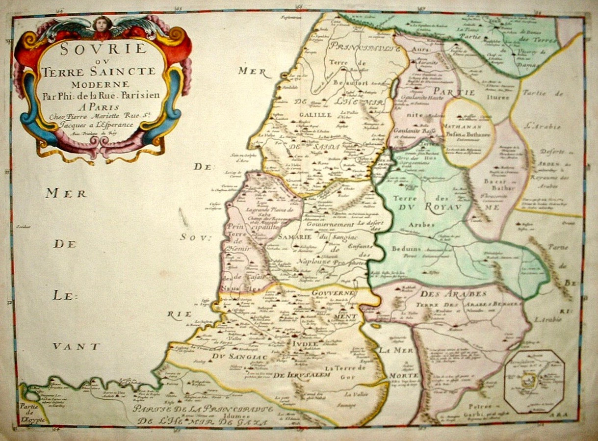 ISRAËL Heilige Land - P Mariette - 1663