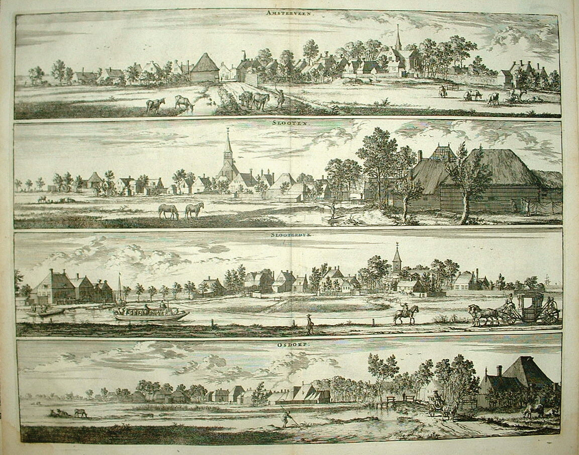 AMSTELVEEN SLOTEN SLOTERDIJK OSDORP - C Commelin - 1693