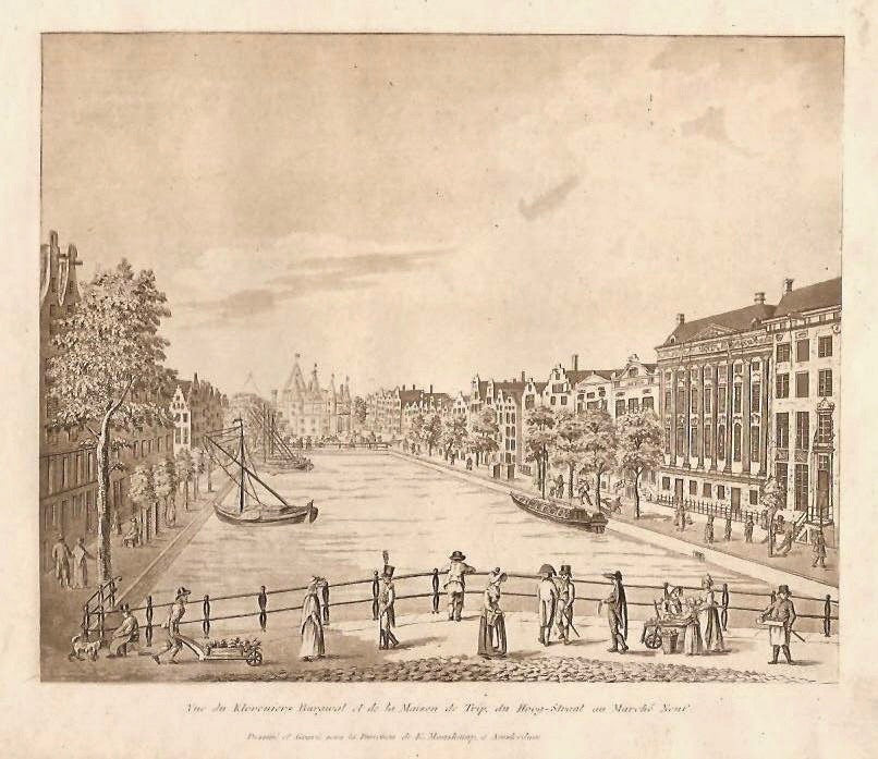 AMSTERDAM Kloveniersburgwal Trippenhuis - E Maaskamp - ca. 1815