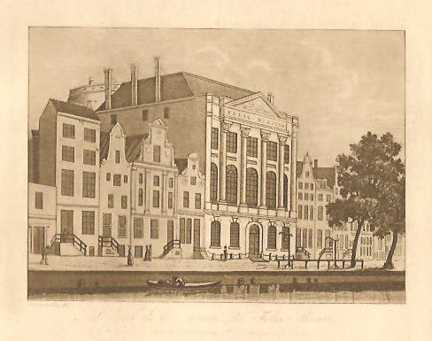 AMSTERDAM Keizersgracht: Felix Meritis - E Maaskamp - 1816