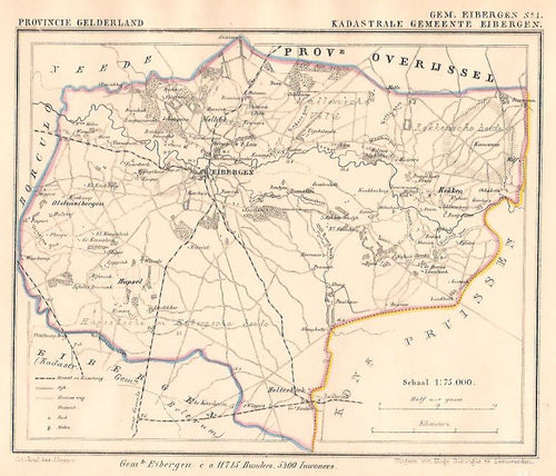 EIBERGEN - Kuijper / Suringar - ca. 1867