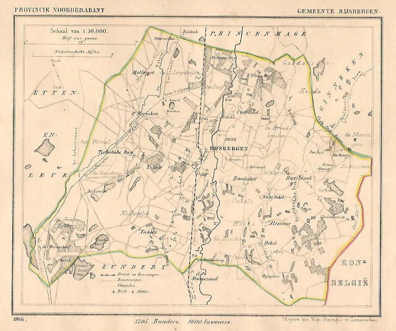 RIJSBERGEN - J Kuijper / H Suringar - 1866