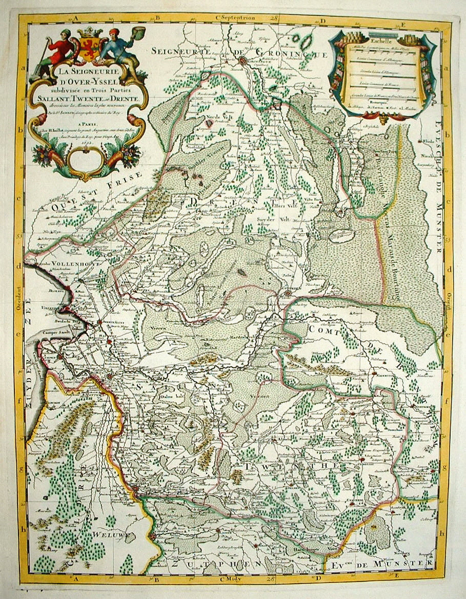 OVERIJSSEL - N Sanson / H Jaillot - 1692