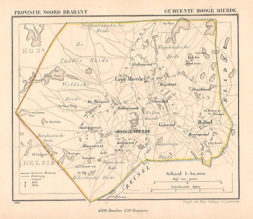 HOOGE MIERDE - J Kuijper / H Suringar - 1869