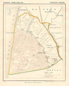 SCHOORL - J Kuijper / H Suringar - 1866