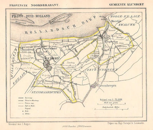 KLUNDERT - J Kuijper/ H Suringar - ca. 1867