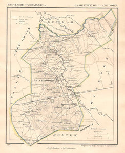 HELLENDOORN / NIJVERDAL - J Kuijper / H Suringar - 1865