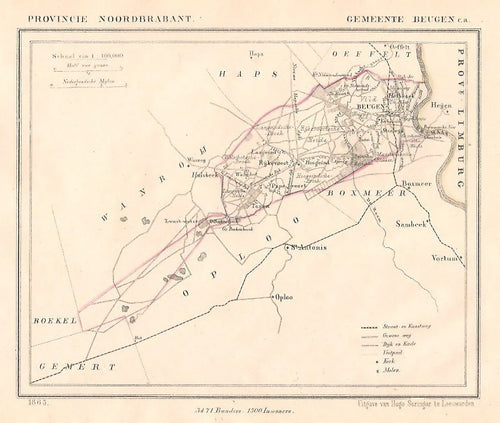 BEUGEN - J Kuijper / H Suringar - 1865