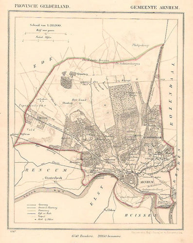 ARNHEM Gemeente - J Kuijper / H Suringar - 1867