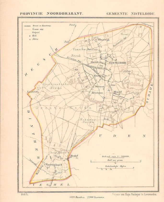 NISTELRODE - J Kuijper / H Suringar - 1865