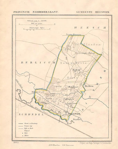 HEESWIJK - J Kuijper / H Suringar - 1865