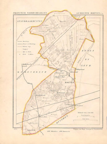 HOEVEN - J Kuijper / H Suringar - 1866