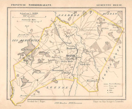 HEEZE - J Kuijper / H Suringar - ca. 1867