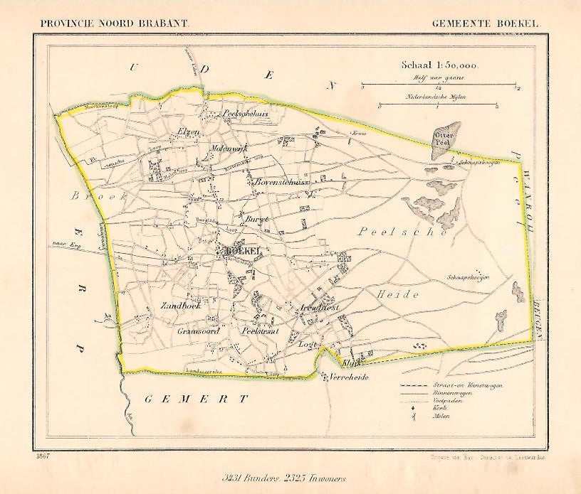 BOEKEL - J Kuijper / H Suringar - 1867