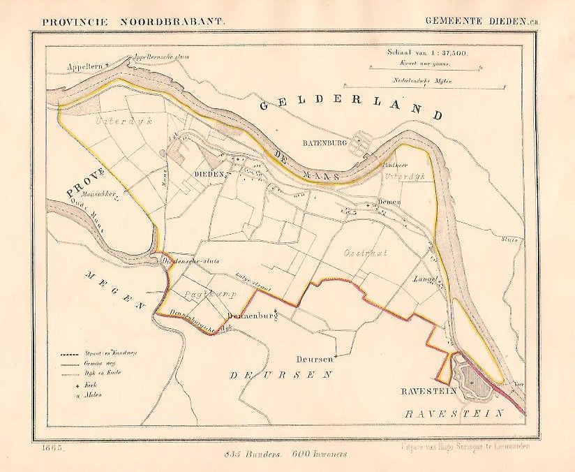 DIEDEN - J Kuijper / H Suringar - 1865