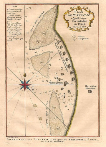 SENEGAL Portendic - J van der Schley / JN Bellin - 1757